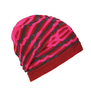 Cozy Cable Knit Winter Hat with <strong>Pom</strong> <strong>Pom</strong> Thick Fleece Lined <strong>Beanie</strong> Custom 100% Cotton Dot and Bow Pattern - Product Image 4