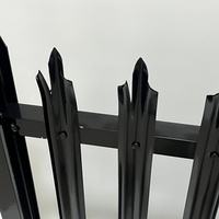 Panneaux de clôture en acier de haute qualité, revêtement poudré, système de clôture de sécurité pour la protection périmétrique des villas, écoles et parcs