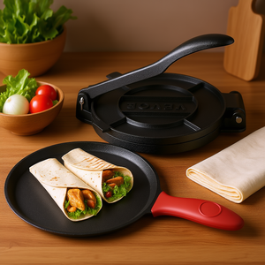 Prensa para Tortillas de Hierro Fundido Vevor de 8 Pulgadas, Máquina para Hacer Chapati, Herramienta para Masa de Roti, Herramienta para Hornear y Repostería, Modelo D0100X3GT7T - Product Image 2