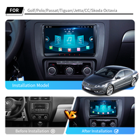 Wireless CarPlay Android Auto Stéréo Android pour VW PASSAT POLO GOLF TOURAN Skoda Unité principale universelle