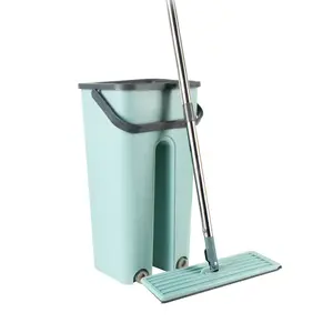 دلو تنظيف منزلي بدون استخدام اليدين-أداة تنظيف منزلية للخدش السحري