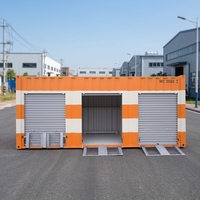 Porte à enroulement latérale pour entrepôt, atelier, conteneur de stockage industriel en acier de 20 pieds