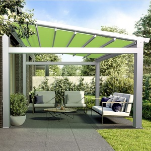 Auvent rétractable <span class=keywords><strong>en</strong></span> aluminium de <span class=keywords><strong>Pergola</strong></span> motorisée, diadème de haute qualité, système d'arcs, fausses tronzo, canopée - Product Image 3