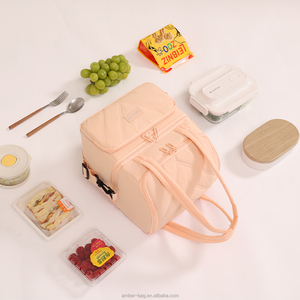 Bolsa Térmica Portátil de Doble Compartimento, Gran Capacidad para <span class=keywords><strong>4</strong></span> Personas, Lonchera, <span class=keywords><strong>Picnic</strong></span>, Camping, Portátil - Product Image 4