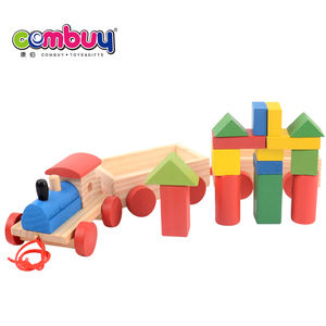 Bebé de seguridad colorido juguetes de bloques de construcción de tren - Product Image 2