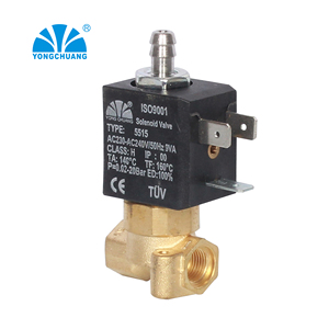 Yongchuang 5515-07 cafetera 3 vías 24V válvula solenoide de latón 12V China - Product Image 4