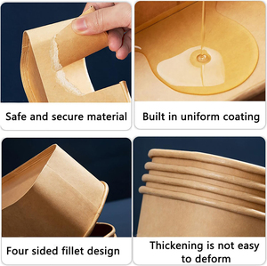 Tùy Chỉnh In 30 Oz 32 Oz Dùng Một Lần Tùy Chỉnh In Ấn Thực Phẩm Đóng Gói Hộp <span class=keywords><strong>Container</strong></span> Lớn Giấy Gạo Tấm Và Bát - Product Image 3