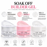Gel Constructeur Soak Off UV LED pour Extension d'Ongles 30ml – Adhérence Forte, Façonnage Facile – En Stock pour Vente en Gros aux Salons