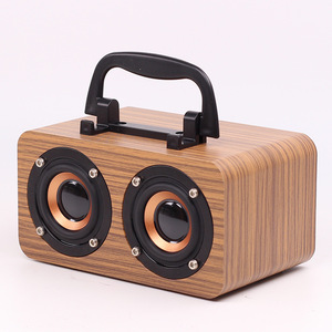 ลำโพงไม้ FT-4002 ไร้สายแบบพกพาพร้อมซับวูฟเฟอร์ลายไม้เรดวูด - Product Image 3