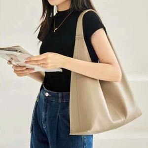 Nuevo Bolso Tote Grande de Moda para Mujer, Estilo Casual, Gran Capacidad, Bolso de Hombro, Bolso de Cuero para Mujer, Textura Suave - Product Image 3
