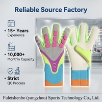 Guantes de Portero de Fútbol Profesionales Ajustables con Dedos Libres de Látex Edición Mundial 2026 OEM ODM Logotipo Personalizado Entrenamiento