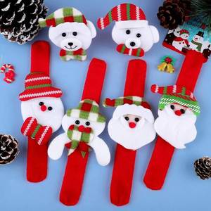 <b>Slap</b> <b>Bands</b> Toys for Holiday Party Favors Stuffed Animal Snap Bracelets Kids Christmas Stocking Stuffers - Product Image 3