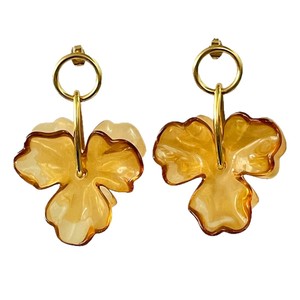 Pendientes de Resina Multicolor con Flores Estilo Retro Francés, Diseño Único y Exclusivo, Joyería Floral Exagerada para Oreja, Otros Pendientes de Moda - Product Image 6