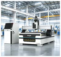 Machine de fraisage CNC haute vitesse 1325 pour bois, MDF, acrylique, aluminium, plastique, avec table à vide et couteau oscillant CCD