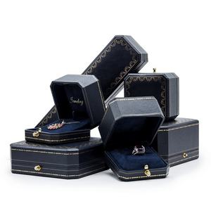 Custom Logo Luxe Sieraden Verpakking Jewel Opslag Armband Gift <span class=keywords><strong>Box</strong></span> Sieraden Ring Bangle Pakket Ketting Dozen - Product Image 2