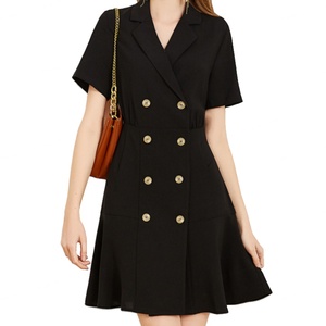 Nuevo Vestido de Falda Profesional Ajustado de Poliéster con Estampado Floral Vintage y Cintura Natural para Mujer - Product Image 6