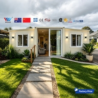 Maison modulaire préfabriquée sans obstacle pour personnes âgées, unité d'habitation complémentaire (ADU), mini-maison accessible, maison adaptée aux seniors