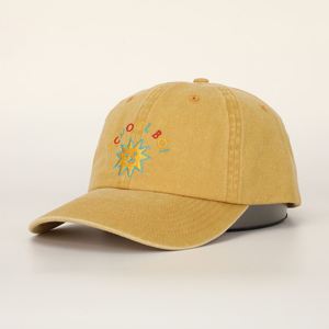 Gorra de béisbol de algodón LAVADO DE 6 paneles personalizada al por mayor, gorras con logotipo bordado Sin estructura, gorra deportiva para hombres y mujeres - Product Image 3