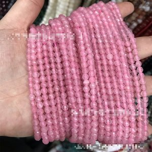 Prix usine pierre de <span class=keywords><strong>Jade</strong></span> naturelle perles de Quartz rondes à facettes perles d'agate indienne en cristal naturel 4mm pour la fabrication de bijoux - Product Image 6