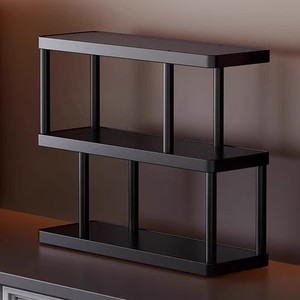 Desktop storage shelf, multi-tiered water cup rack for office, study desk shelf, kitchen countertop shelf, small bookshelf - Product Image 1
