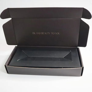 Cajas de cartón de envío de papel de lujo con logotipo personalizado para pequeñas empresas, materiales reciclados, envío de salsas con logotipo - Product Image 1