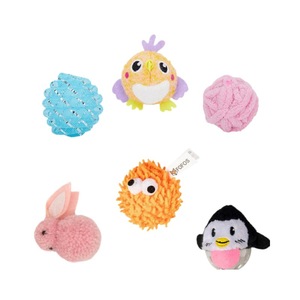 Juguete para gatos con bola de hilo de lana, pompón para morder, Bola de campana, Limpieza de dientes, alivio relleno, bola infundida de hierba gatera, juguete para gatos - Product Image 1