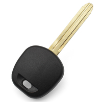Carcasa de Llave de Coche TOY43 con Transpondedor, Sin Chip, para Llaves de Auto, Control Remoto