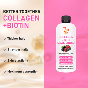 Líquido Oral de Colágeno y Biotina OEM ODM, Contiene Biotina con Proteína, Cabello Más Saludable y con Mayor Volumen, Líquido Oral de Colágeno - Product Image 3