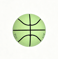 Ballons de basket personnalisés qui brillent dans le noir, taille 7, durables, écologiques, avec vessie en caoutchouc naturel, pour hommes