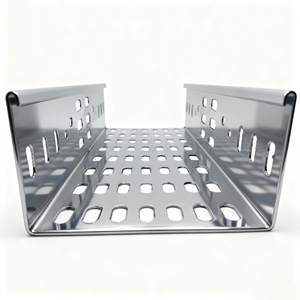 รางเคเบิลแบบมีรูพรุน, รางเคเบิลแบบจุ่มสังกะสีร้อนและแบบชุบสังกะสี, ปรับแต่งตามความต้องการทางวิศวกรรม - Product Image 3