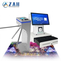 Terminal de Venta de Boletos Móvil para Ferias y Festivales Callejeros, Venta de Boletos en Sitio, Validación de Códigos QR y RFID, Compatible con Torniquetes