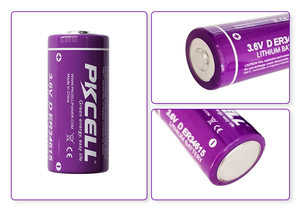 PKCELL Li-SOcl2 3.6V Energy Type Long Battery <strong>D</strong> Size ER34615 <strong>Lithium</strong> Primary - Product Image 5