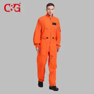 Orange Flying Suit Nomex Coverall Piloto Traje De Vuelo Flight Suit