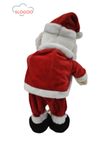 2024 natale Super morbido peluche Santa Claus bambola regalo per bambini che canta e balla giocattolo per papà natale - Product Image 4
