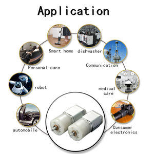 معدات بلاستيكية 12 فولت 24 فولت للمحرك الكهربائي ، محرك رفع الطاولة - Product Image 6