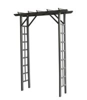 Meilleure vente cadre en acier écologique de bonne qualité, faible entretien, approvisionnement direct en usine, Offres Spéciales de pergolas WPC intimité anti-pourriture