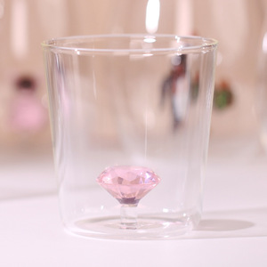 Basit 3D yaratıcı tarzı üç boyutlu hayvan meyve şekilli uzun borosilikat cam su içecek suyu süt çay bardağı - Product Image 3