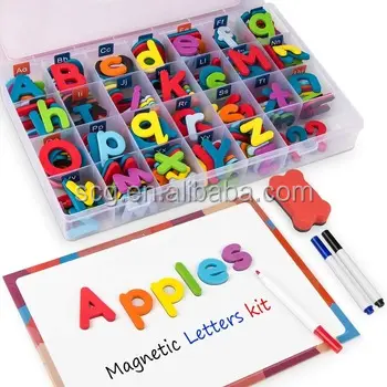 Hot Selling Educational Toys Magnetic Letter EVA Foam Magnet Alphabet for Children