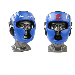 Casco de venta directa de fábrica, protector resistente al desgaste, diseño personalizado, equipo de cabeza de puño rápido de boxeo para lucha libre