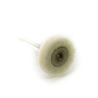 Roue de polissage en feutre de laine tige 2.35mm Mini outil rotatif roue de polissage en laine taille personnalisée de Bobs en feutre de laine