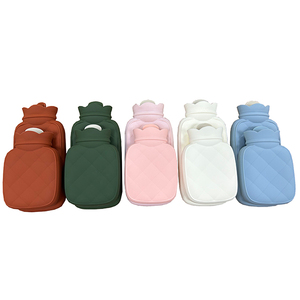 Bouillotte en silicone durable Refine Factory, capacité 630 ml, pour soulagement de la douleur, compresses chaudes/froides, facile à transporter, sac chauffant pour les mains - Product Image 2