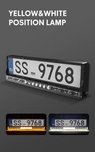 Support de <span class=keywords><strong>plaque</strong></span> <span class=keywords><strong>d</strong></span>'<span class=keywords><strong>immatriculation</strong></span> arrière de voiture avec <span class=keywords><strong>ampoule</strong></span> pour vw Cadi 3 audi Tt 2002 honda Accord 2010 - Product Image 3