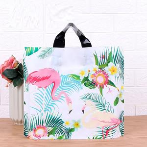 Logo personnalisé épaississement vêtements pour enfants sac à provisions en plastique <span class=keywords><strong>portable</strong></span> cosmétique emballage sac cadeau - Product Image 3