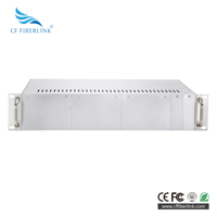 Rack de Fibra Óptica IP de 14 Ranuras 2U con Doble Alimentación Redundante, Marco de Aleación de Aluminio de Alta Disipación de Calor
