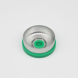 20mm Medical Green Crimp Top Flaschen verschlüsse <span class=keywords><strong>Flip</strong></span> Top Aluminium ump Kunststoff abdeckungen - Product Image 3