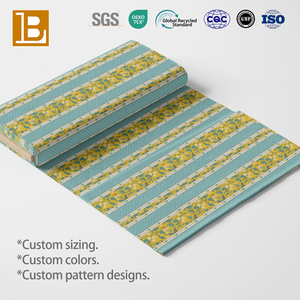 Tissu <span class=keywords><strong>en</strong></span> voile 100% coton BILU, style ethnique rétro, imprimé à rayures et fleurs, imprimé <span class=keywords><strong>en</strong></span> positionnement doux, pour vêtements - Product Image 4