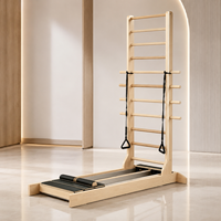 Appareil d'entraînement fonctionnel bidirectionnel Pilates Ladder Trainer à double plateforme coulissante pour l'équilibre du tronc, idéal pour les studios commerciaux (OEM)