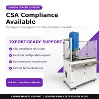 Machine de soudage et de scellage par ultrasons pour fonds de sacs filtrants liquides en PP/PE non tissé, conforme aux normes CSA