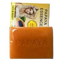 Savon papaya en soie à base de plantes, multi-usages, 20g