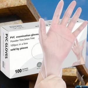 Gants de sécurité jetables transparents pour la manipulation des aliments, le coiffage, la cuisine, le tatouage, les salons de beauté - Gants en vinyle transparent - Product Image 4